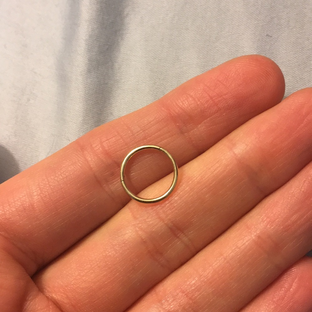 🔥 Maria Tash Yellow Gold Hoop 🔥